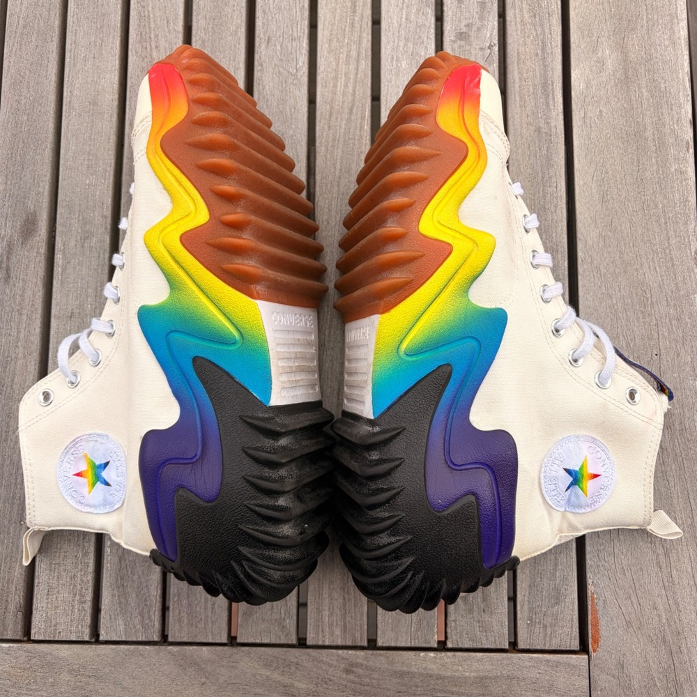 PRIDE Converse Run Star Motion Platform High Pride M11 / W12.5 Unisex ID:A02262C - Picture 4 of 12